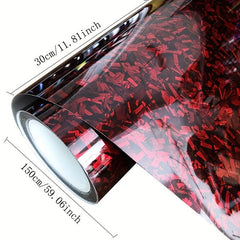 Forged Carbon Vinyl Film Self Adhesive Car Sticker Decal