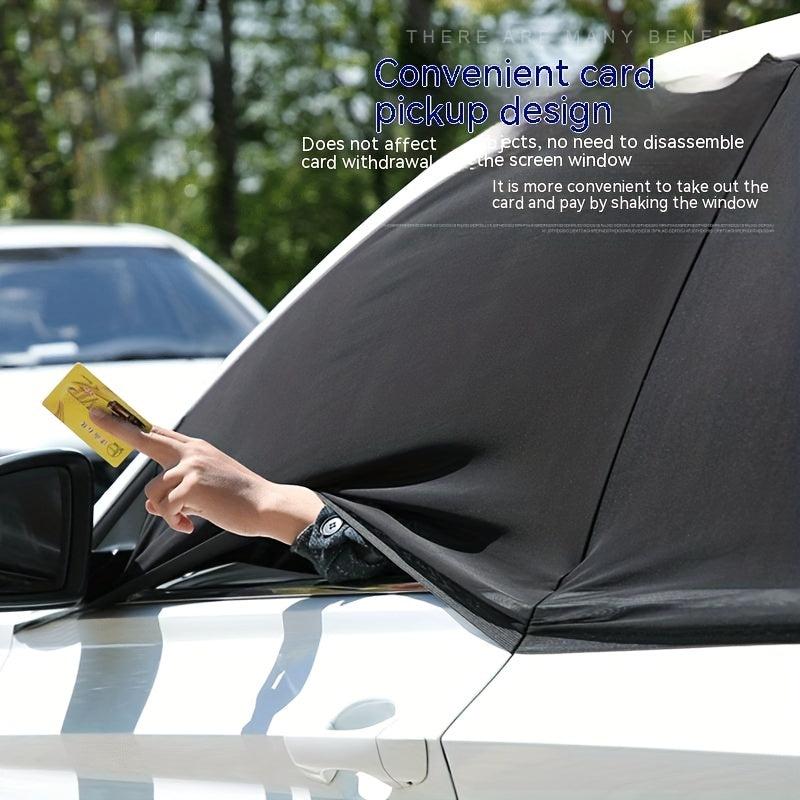 Car & Bug Front Windshield Sunshade Curtain & Sunscreen Net