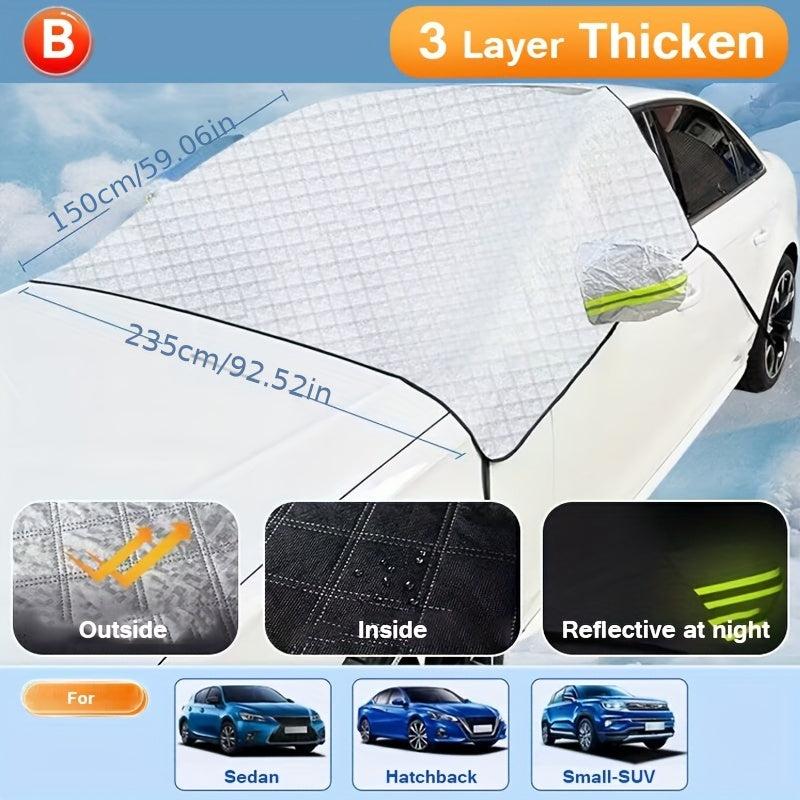 Car Snow Shield Car Sun Protection And Heat Insulation Sunshade Curtain