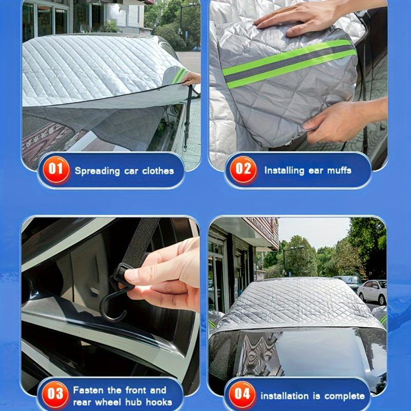 Car Snow Shield Car Sun Protection And Heat Insulation Sunshade Curtain