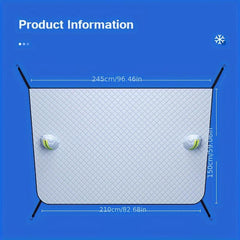 Car Snow Shield Car Sun Protection And Heat Insulation Sunshade Curtain