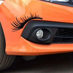 Cross Border Car Headlights Stickers Sexy Eyelash Car Lights Stickers