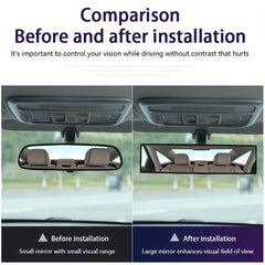 HD Glass Wide Angle Car Rearview Mirror Auxiliary Mirror