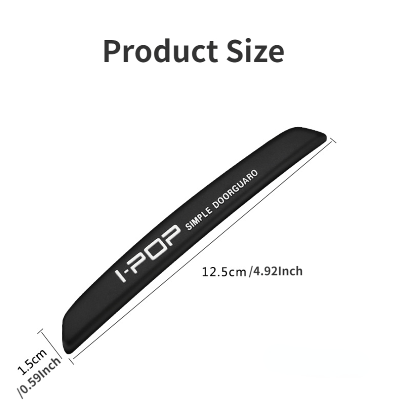 6pcs Car Door Edge Protection Guards Molding Strip Scratch Protector