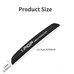 6pcs Car Door Edge Protection Guards Molding Strip Scratch Protector