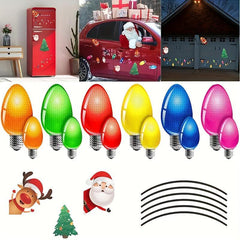 21pcs Magnetic Christmas Car Refrigerator Decoration Set