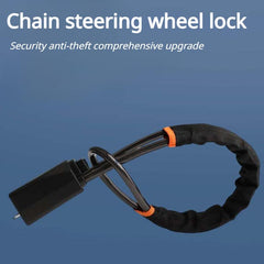 Car Steering Wheel Lock Steel Cable Lock Universal Anti theft Lock