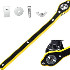 Labor Saving Wrench Auto Jack Ratchet Wrench 360 Swivel Car Jack And Lug Wrench