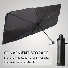 Foldable Reflective Sunshade Umbrella For Car Windshield Queen Size UV Protector