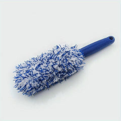 Long Handle Tire Brush for Car Cleaning Plush Tire Hub Brush