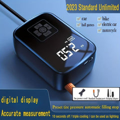 High Speed 150W Car Air Compressor With LED Lamp for Tire Inflation