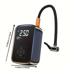 High Speed 150W Car Air Compressor With LED Lamp for Tire Inflation