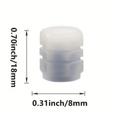 4pcs Motorcycle Tire Valve Caps Luminous Valve Cores