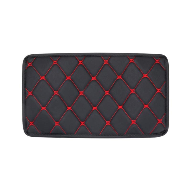 Universal PU Leather Car Armrest Cover Console Box Mat