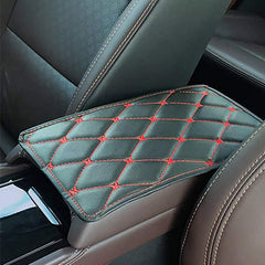 Universal PU Leather Car Armrest Cover Console Box Mat
