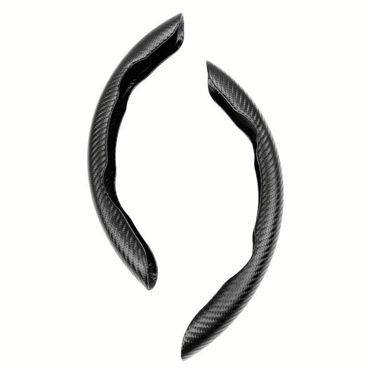 15inch Carbon Fiber Steering Wheel Cover Anti-Skid - Car Accessories