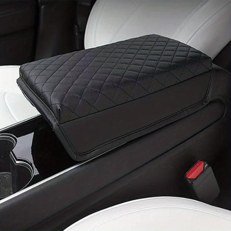 Car Armrest Box Pad Leather Cover, Dirt & Wear Resistant, Comfortable