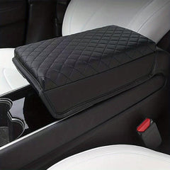 Car Armrest Box Pad Leather Cover, Dirt & Wear Resistant, Comfortable
