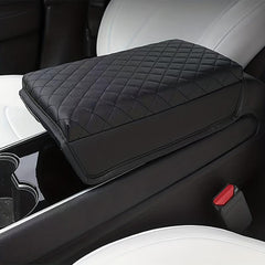 Car Armrest Box Pad Leather Cover, Dirt & Wear Resistant, Comfortable