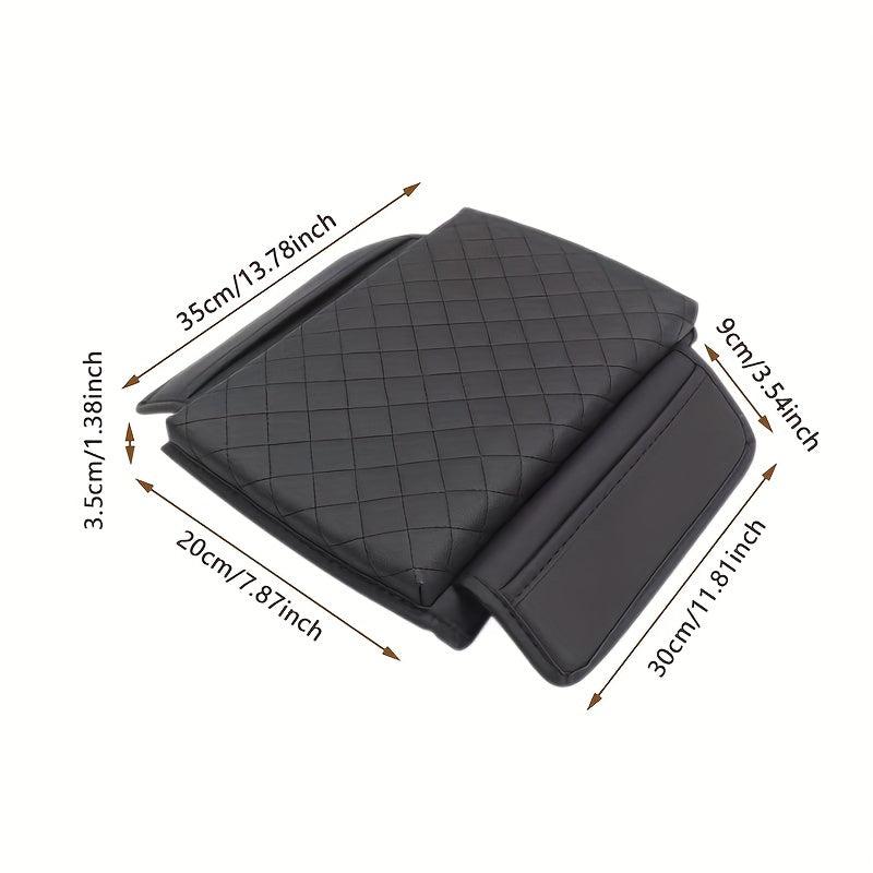 Car Armrest Box Pad Leather Cover, Dirt & Wear Resistant, Comfortable
