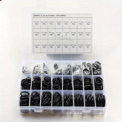 Rubber O Ring Assortment Kit 1200pcs 24 Sizes Sealing Gaskets