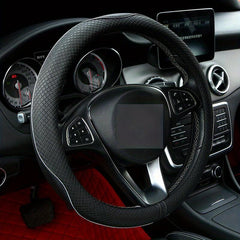 Universal Leather Steering Wheel Cover for All Seasons