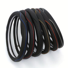 Universal Leather Steering Wheel Cover for All Seasons