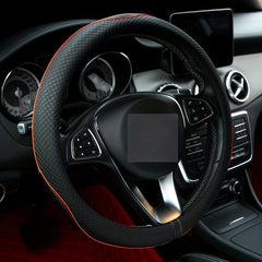 Universal Leather Steering Wheel Cover for All Seasons