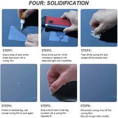 Car Windshield Crack Repair Kit with Repair Tool - Windshield Repa