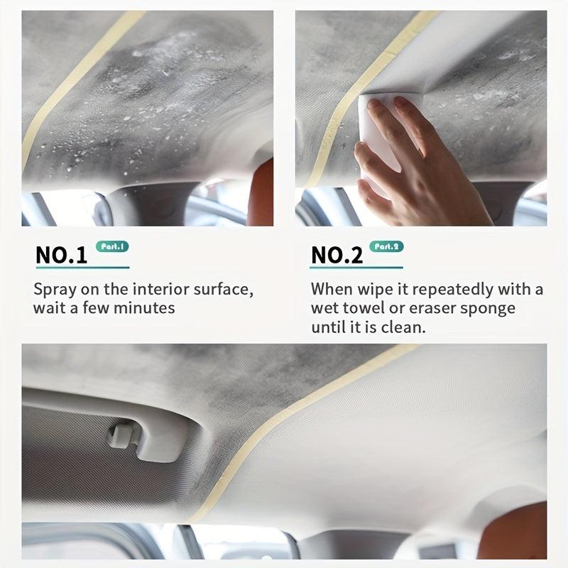 Car Interior Cleaner Spray 30ml Multifunctional Fabric Leather Seat Wash