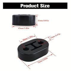 2pcs Car Rubber Exhaust Hanger Muffler Mount Bracket