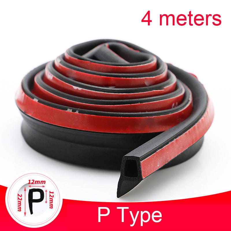 Car Door Rubber Seal Strip D P Type Noise Insulation