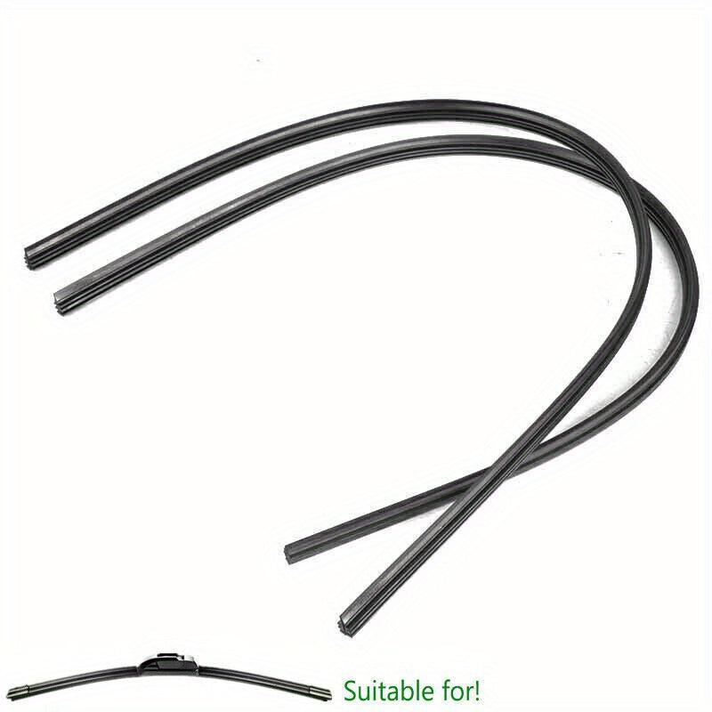 4pcs 28in 6mm Car Rubber Windshield Wiper Blade Refill