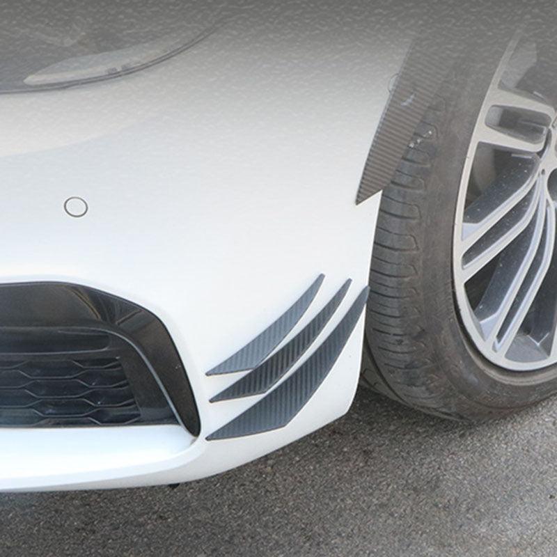 6pcs Universal Crescent Wind Blade Bumper Side Skirts