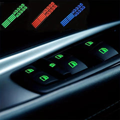 Car Window Lift Switch Button Fluorescent Sticker