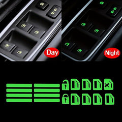 Car Window Lift Switch Button Fluorescent Sticker