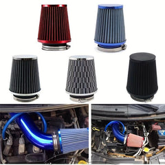76MM 3in Cold Air Intake Filter Universal Induction Kit Car Accessories