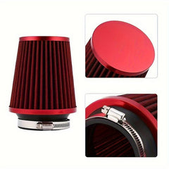 76MM 3in Cold Air Intake Filter Universal Induction Kit Car Accessories