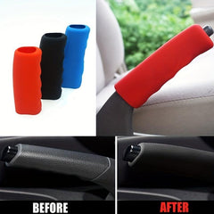 Colorful Silicone Hand Brake Cover for Car - Anti Slip Universal Hood Accessory