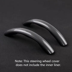 Enhance Your Drive With Non Slip Carbon Fiber Steering Wheel Cover