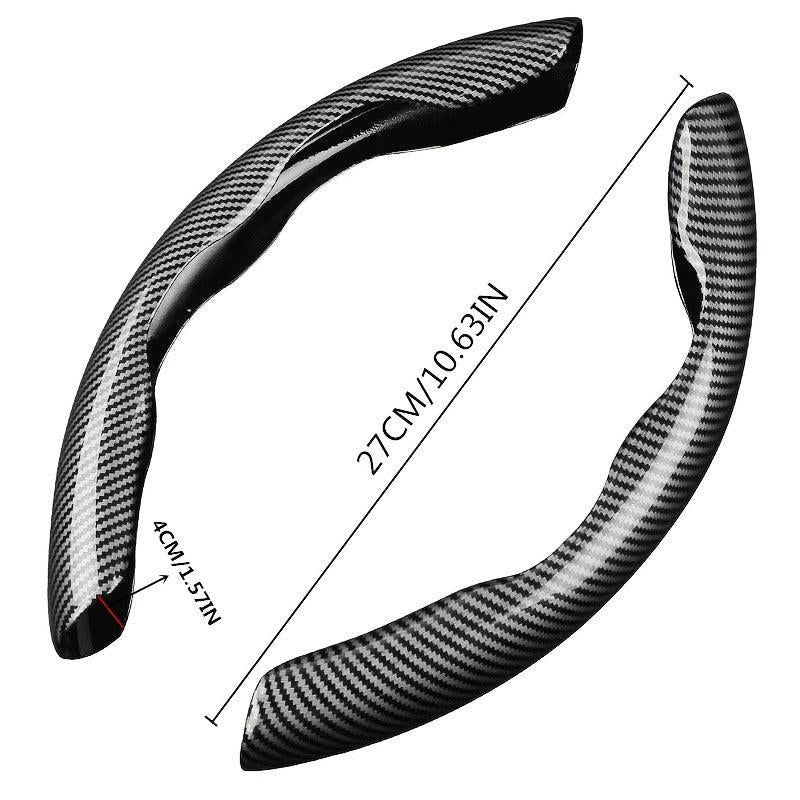 Enhance Your Drive With Non Slip Carbon Fiber Steering Wheel Cover