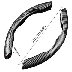 Enhance Your Drive With Non Slip Carbon Fiber Steering Wheel Cover