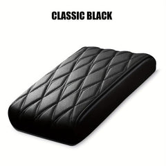 Car Armrest Box Pad Faux Leather Easy to Clean