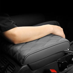 Car Armrest Box Pad Faux Leather Easy to Clean