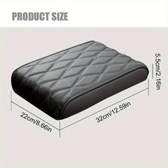 Car Armrest Box Pad Faux Leather Easy to Clean