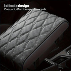 Car Armrest Box Pad Faux Leather Easy to Clean