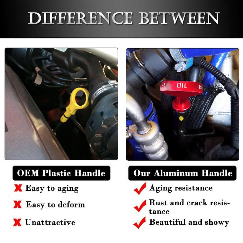 Aluminum Billet Dipstick Pull Handle for Stylish Car Upgrade