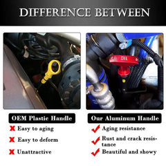 Aluminum Billet Dipstick Pull Handle for Stylish Car Upgrade