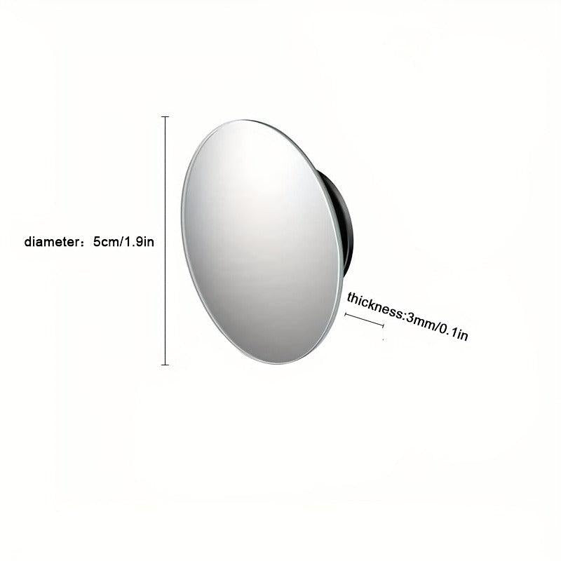 2pcs Car Blind Spot Glass Mirror 360 Degree Side Wide Angle Rearview Mirror