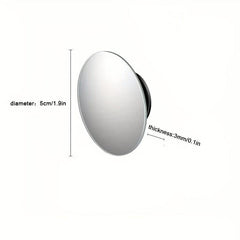 2pcs Car Blind Spot Glass Mirror 360 Degree Side Wide Angle Rearview Mirror